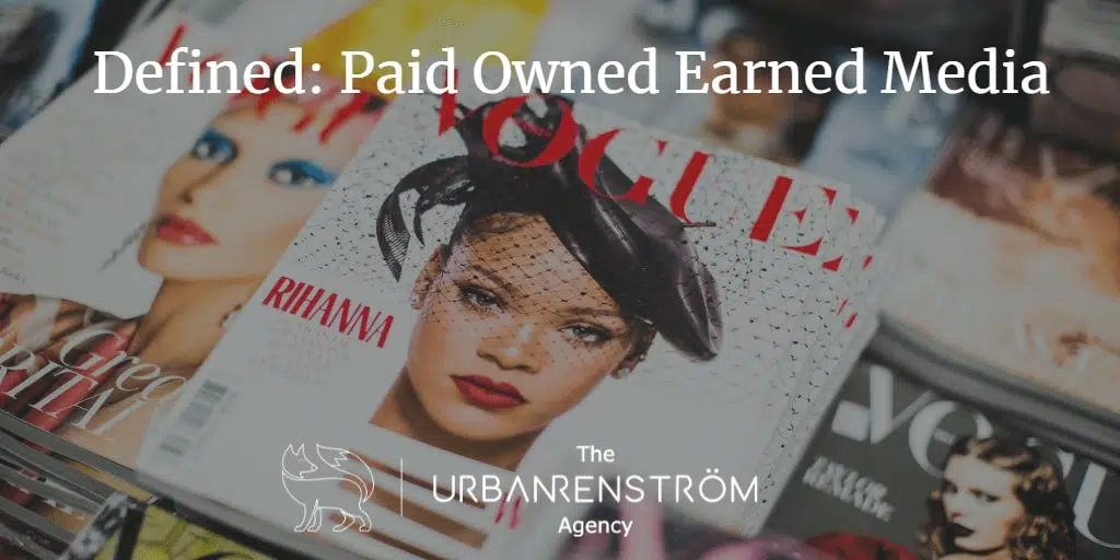 Paid Earned Owned Media