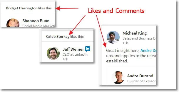 Linkedin Company Pages Network effect