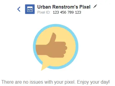 Facebook Ads Facebook Pixel Status